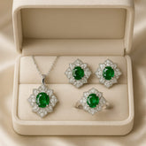 Zircon Locket Set-53 (Green)